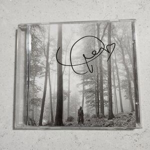 Taylor Swift Signed Folklore CD With Heart